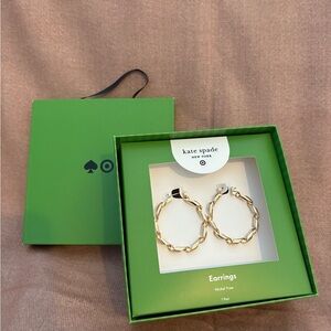Kate Spade Gold Hoop Earrings